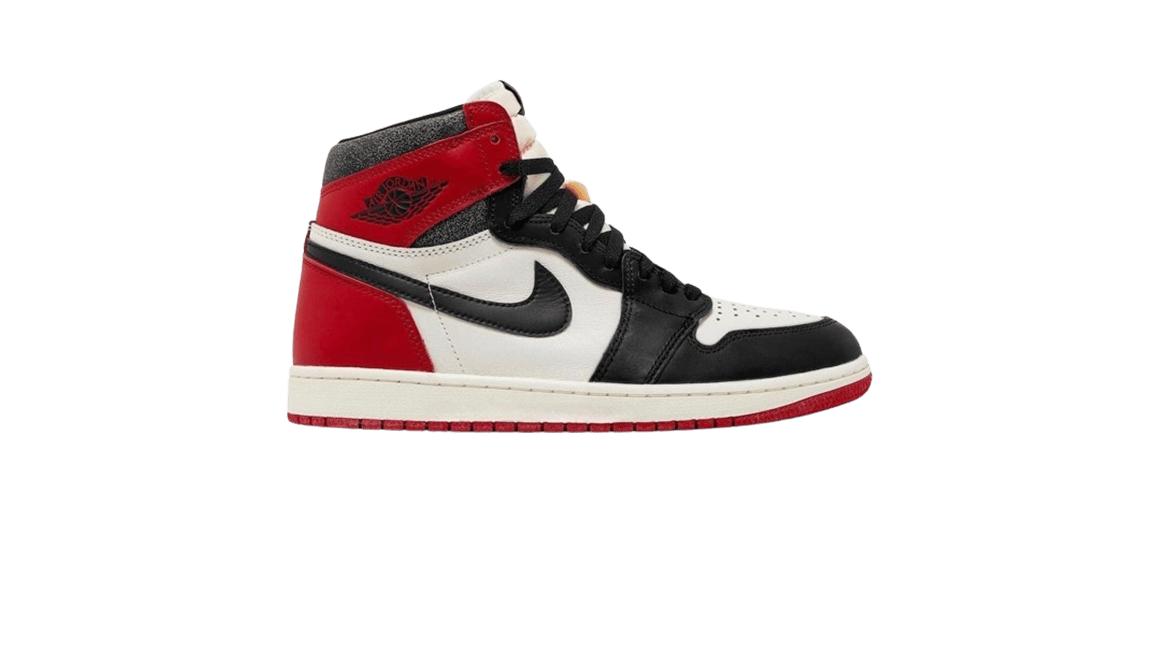 Nike Air Jordan 1 High OG Black Toe Reimagined Forty Four Sneaker