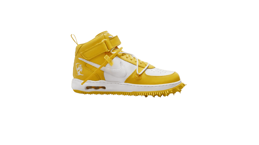 Off-White x Nike Air Force 1 Mid "Varsity Maize"