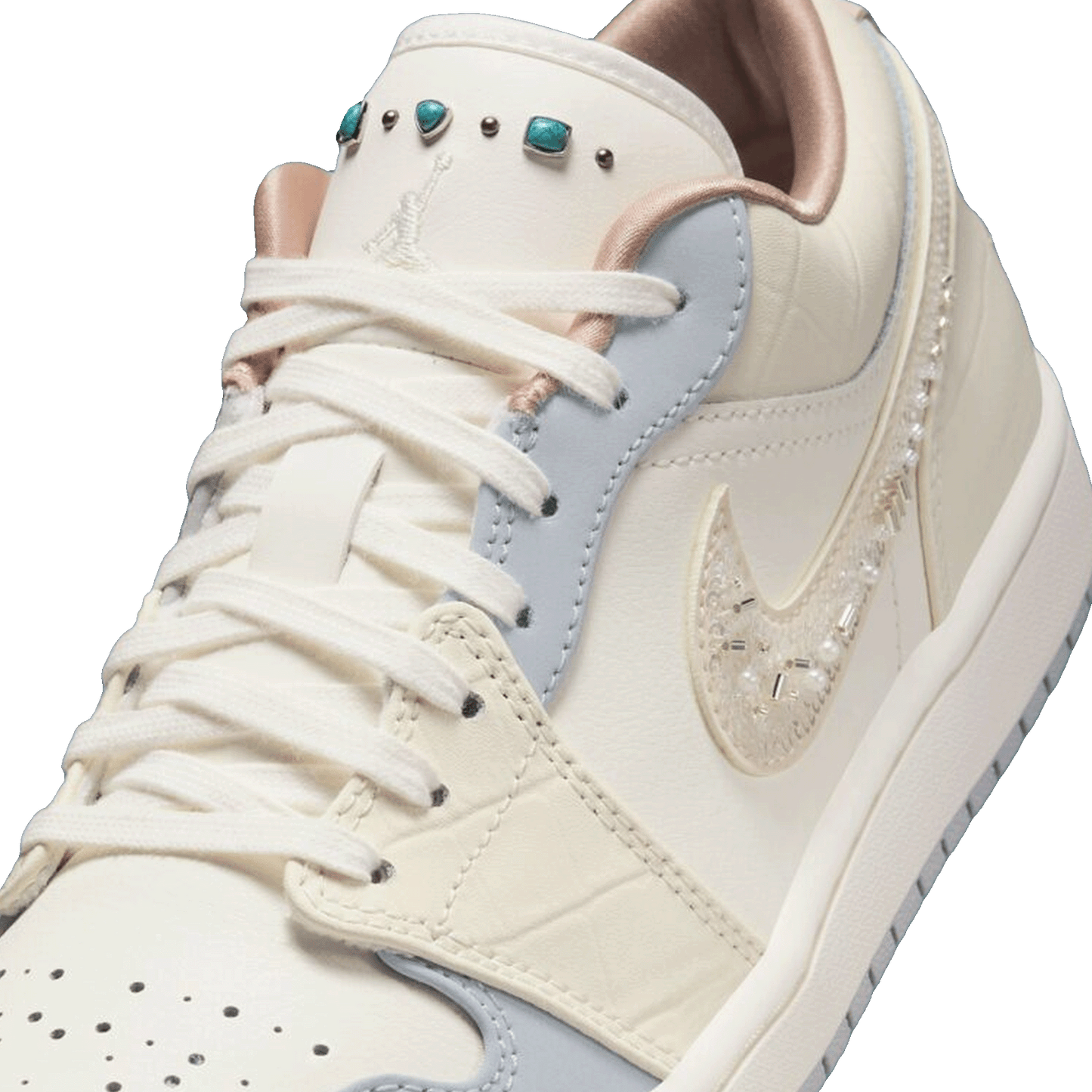 Nike Air Jordan 1 Low Sail Soft Pearl (W)