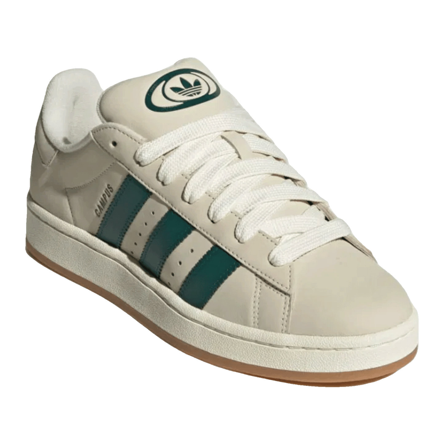 adidas Campus 00s Cream White Collegiate Green Side