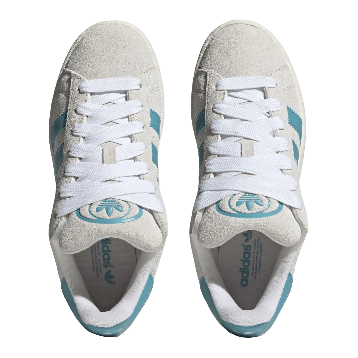 adidas Campus 00s Crystal White Preloved Blue (W) Oben