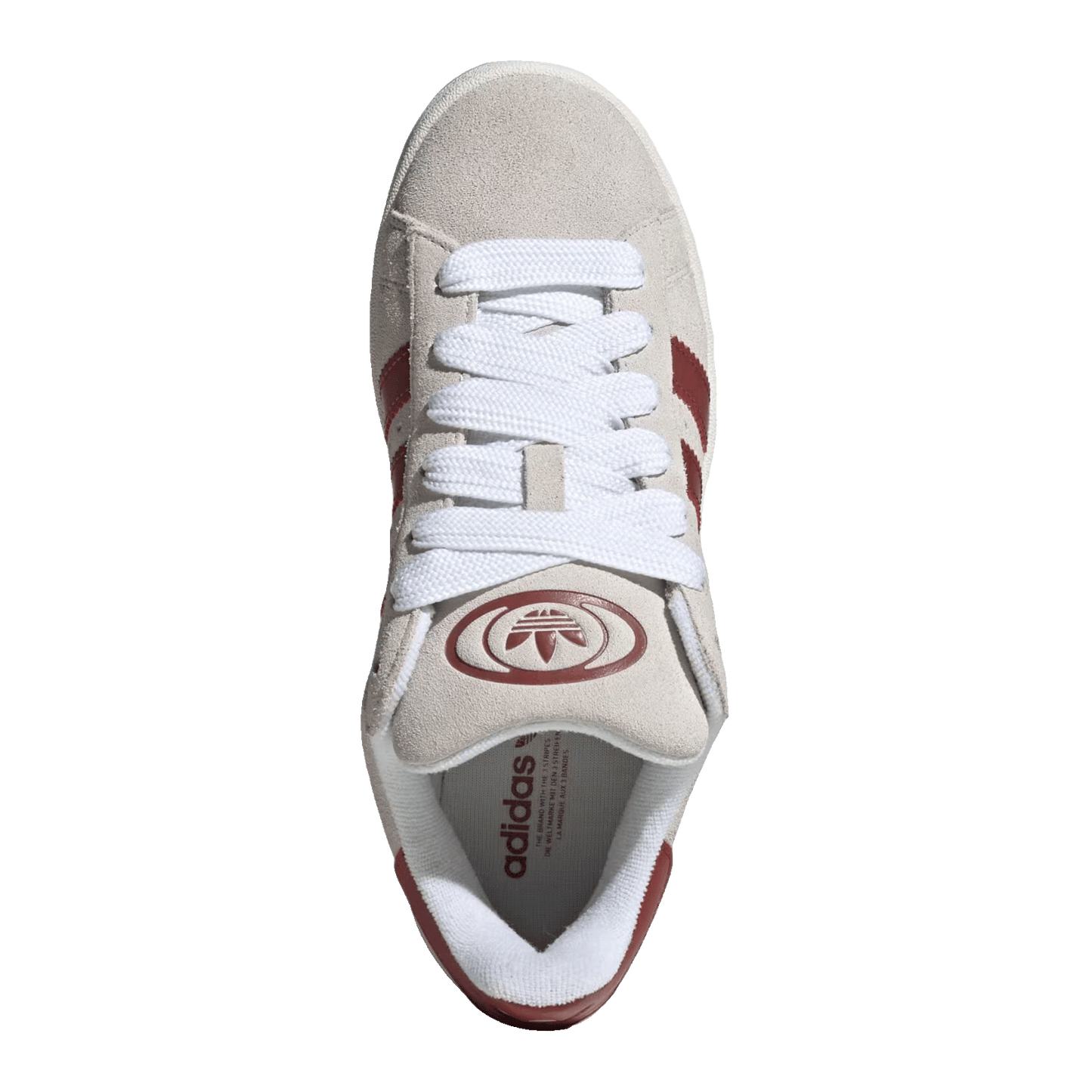 adidas Campus 00s Crystal White Preloved Ruby (W) Oben