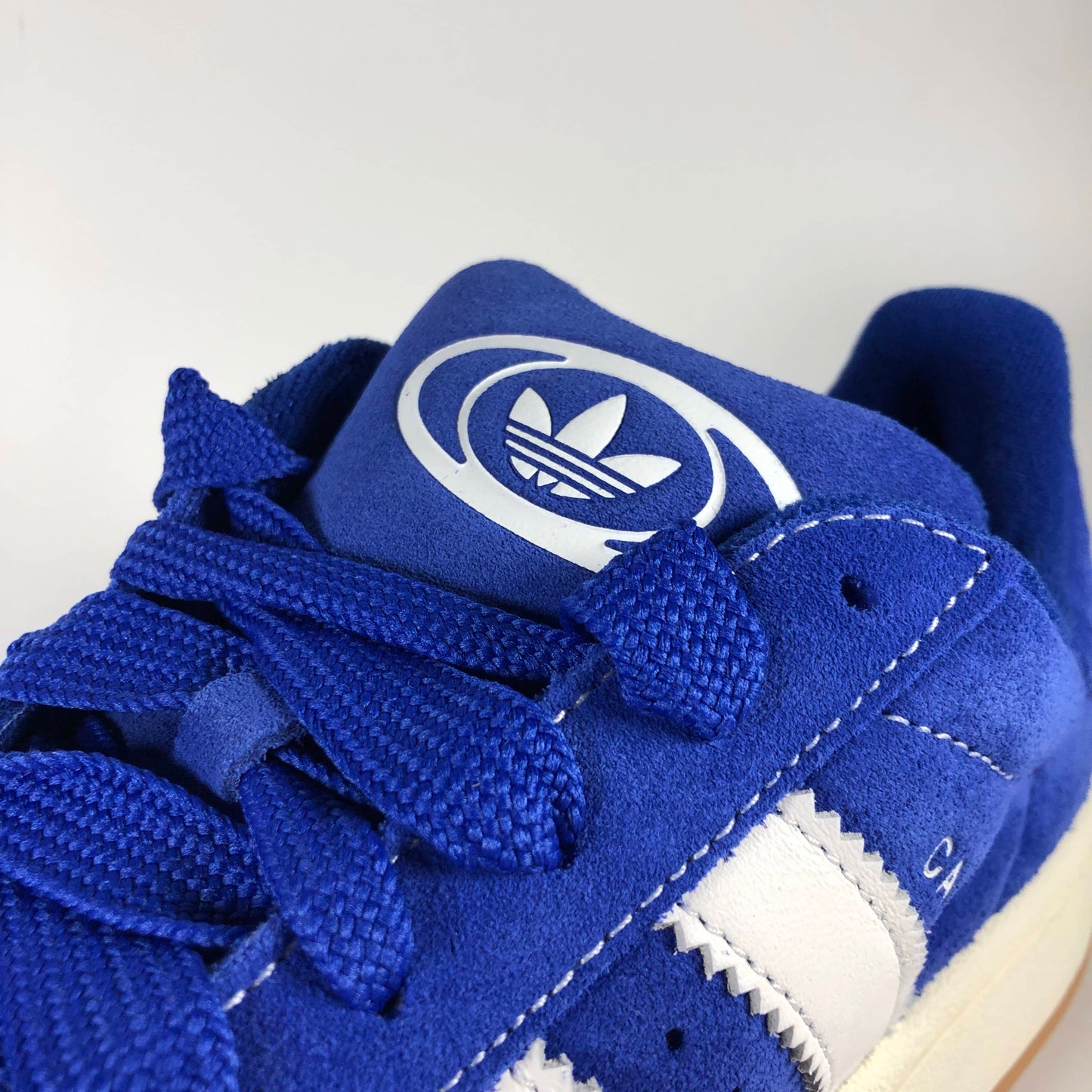 Adidas Campus 00s Semi Lucid Blue Cloud White Tongue