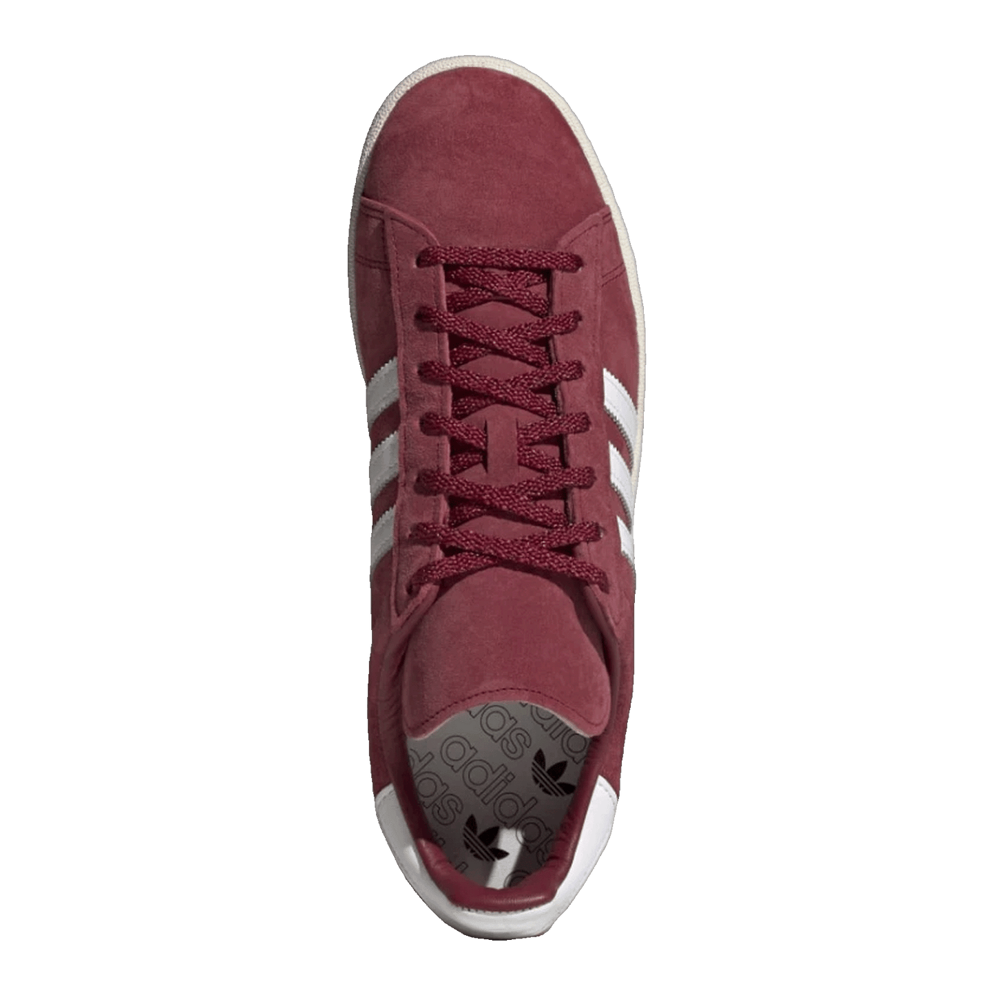 adidas Campus 80s Collegiate Burgundy Cloud White Oben FZ6152