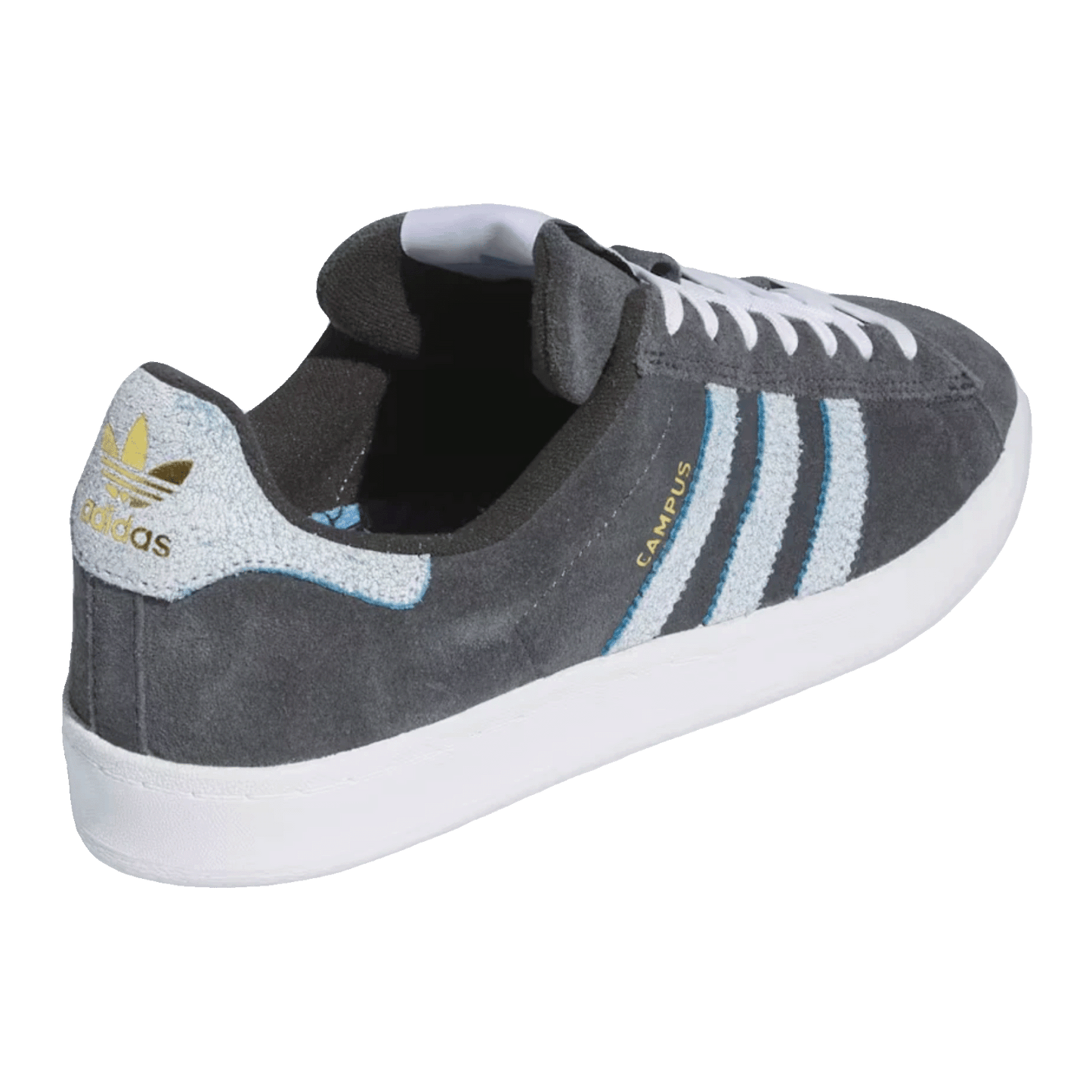 adidas Campus ADV Henry Jones Carbon Cloud White Light Blue Back