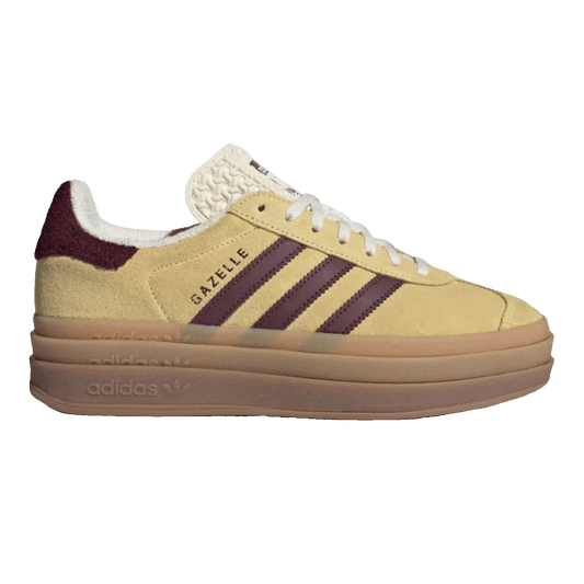 adidas Gazelle Bold Almost Yellow Maroon (W)