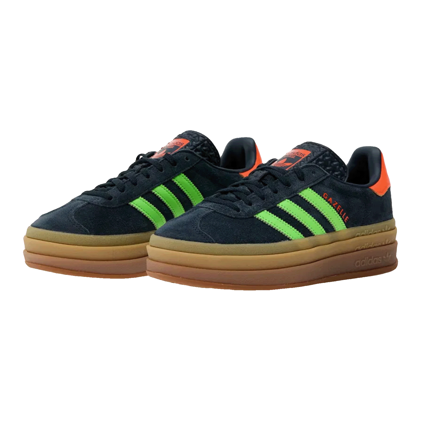 adidas Gazelle Bold Aurora Ink Solar Orange (W) Side