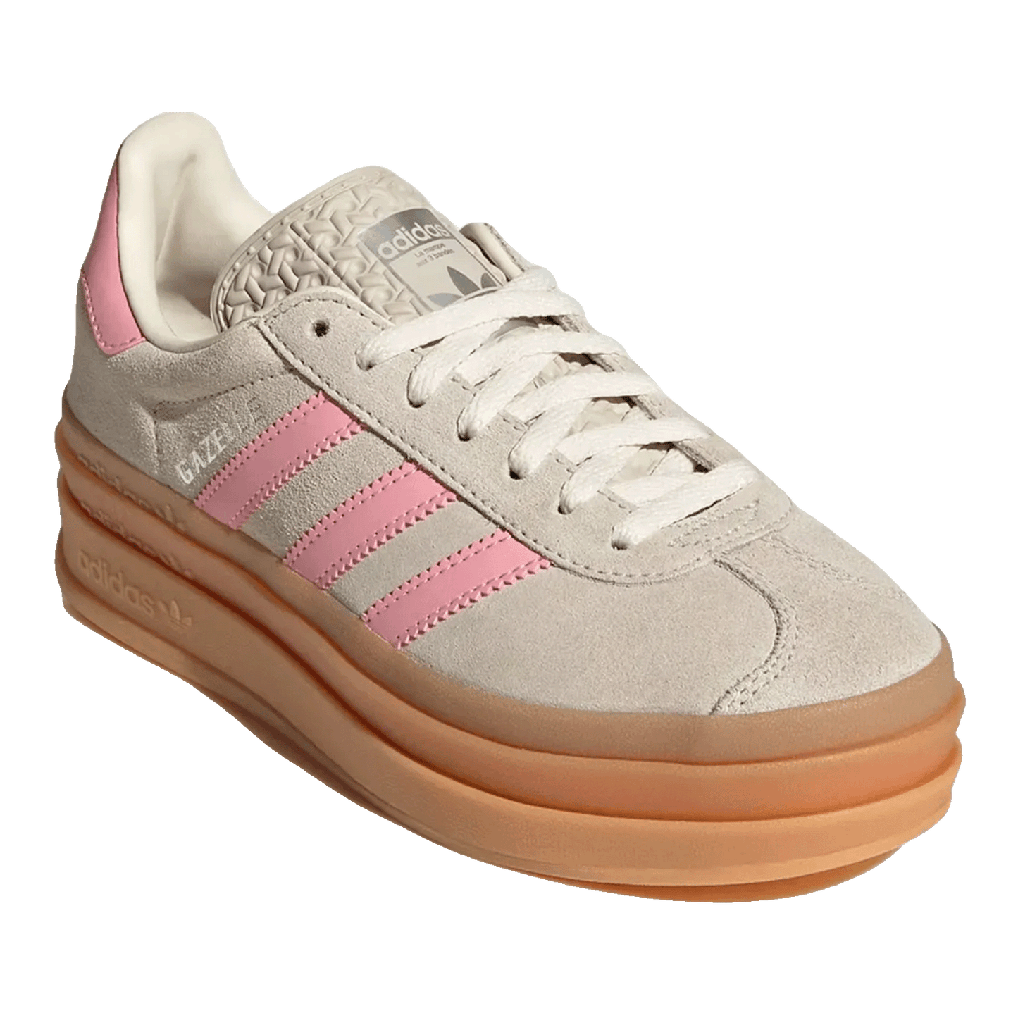 adidas Gazelle Bold Beige Semi Pink Spark (GS) Side