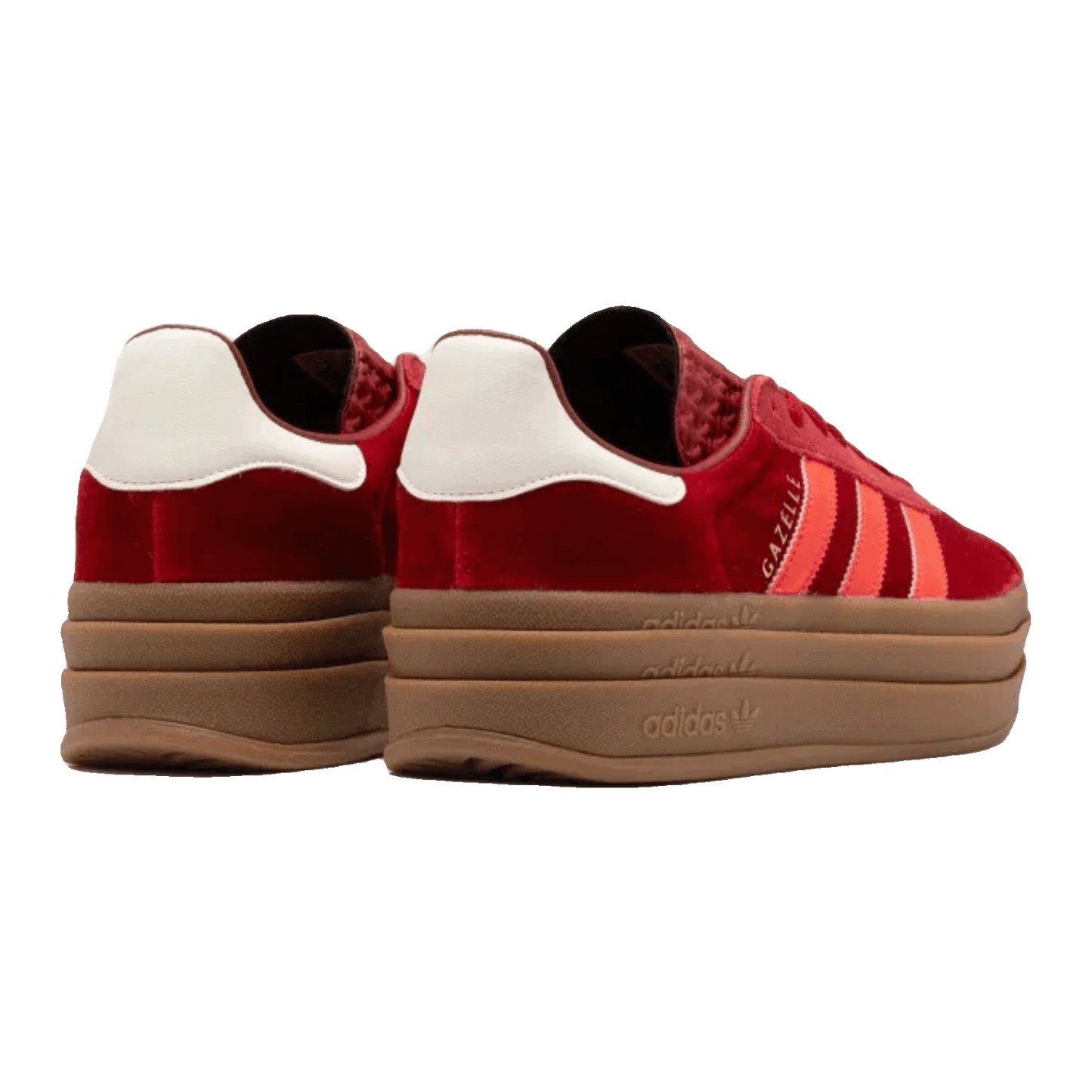 adidas Gazelle Bold Bright Red Velvet (W) Back