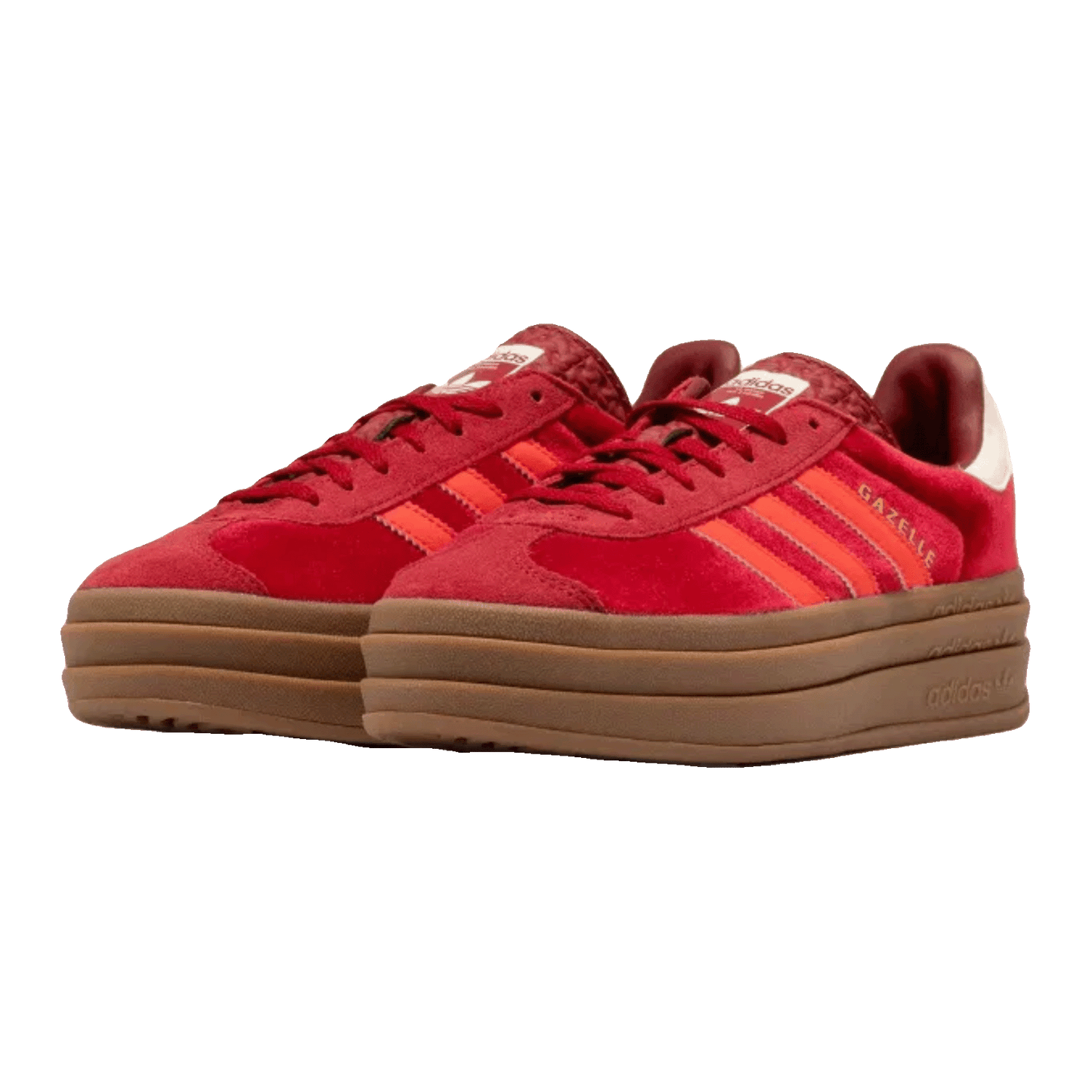 adidas Gazelle Bold Bright Red Velvet (W) Side