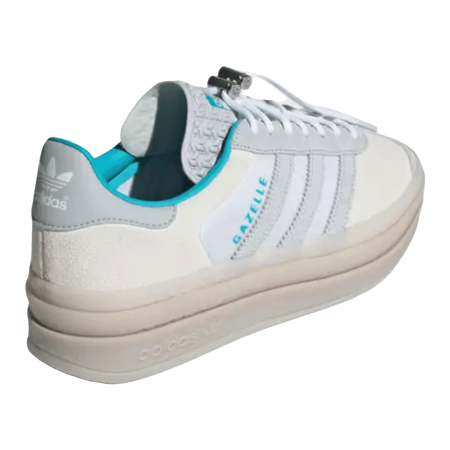 adidas Gazelle Bold Cloud White Light Blue (W) Back