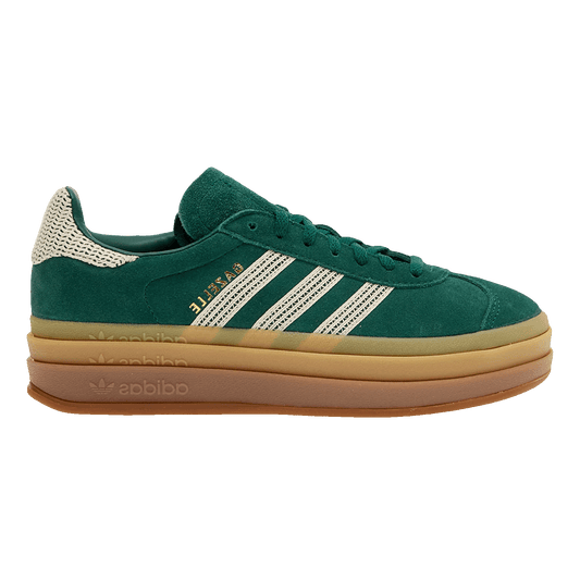 adidas Gazelle Bold Collegiate Green White Gold (W)