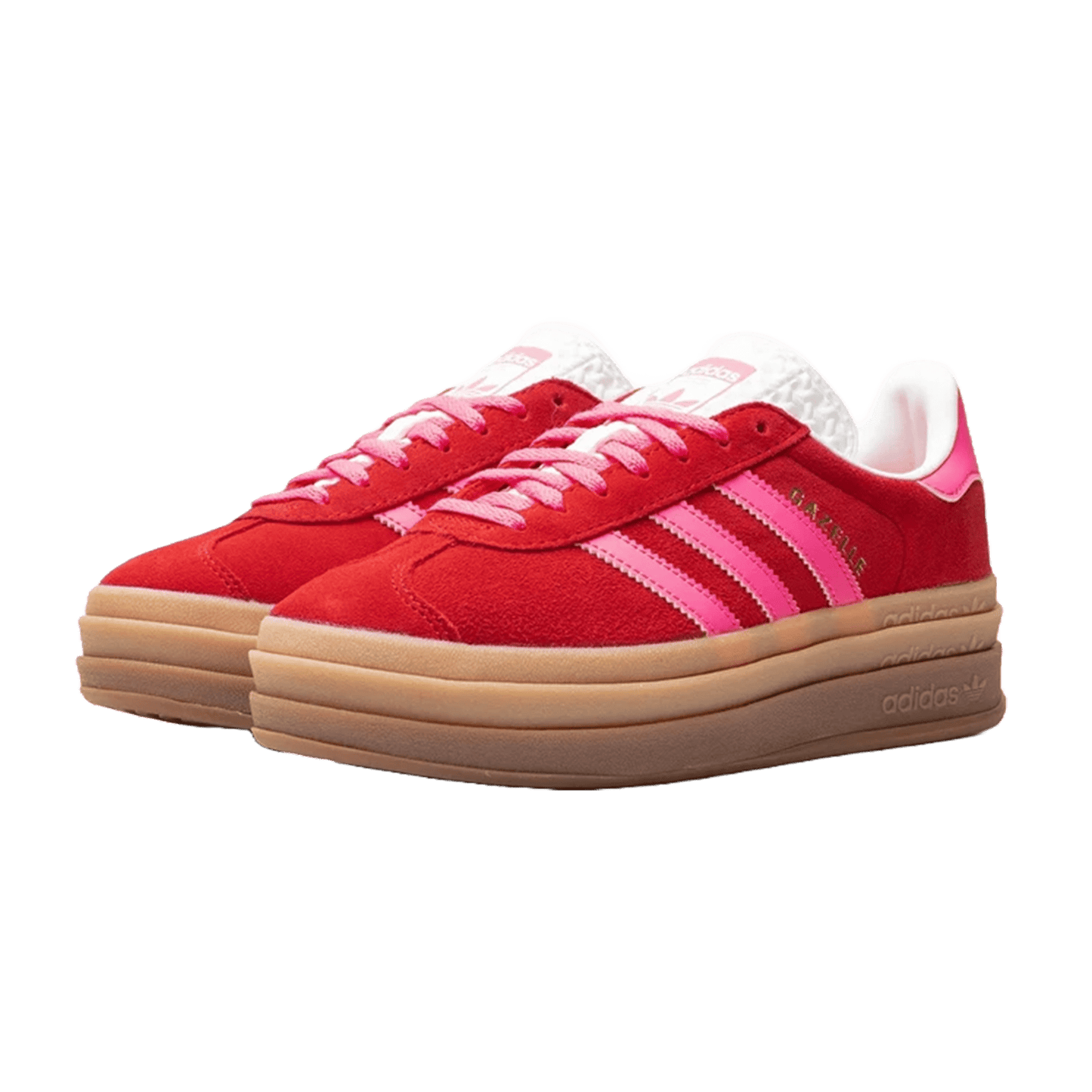 adidas Gazelle Bold Collegiate Red Lucid Pink (W) Side