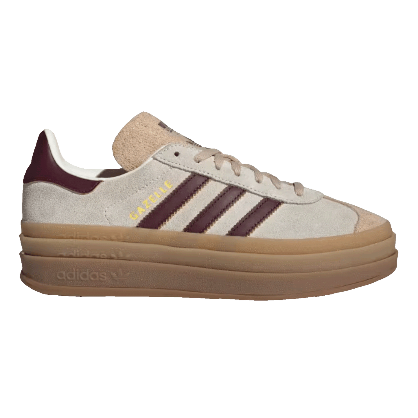 adidas Gazelle Bold Cream White Maroon (W)