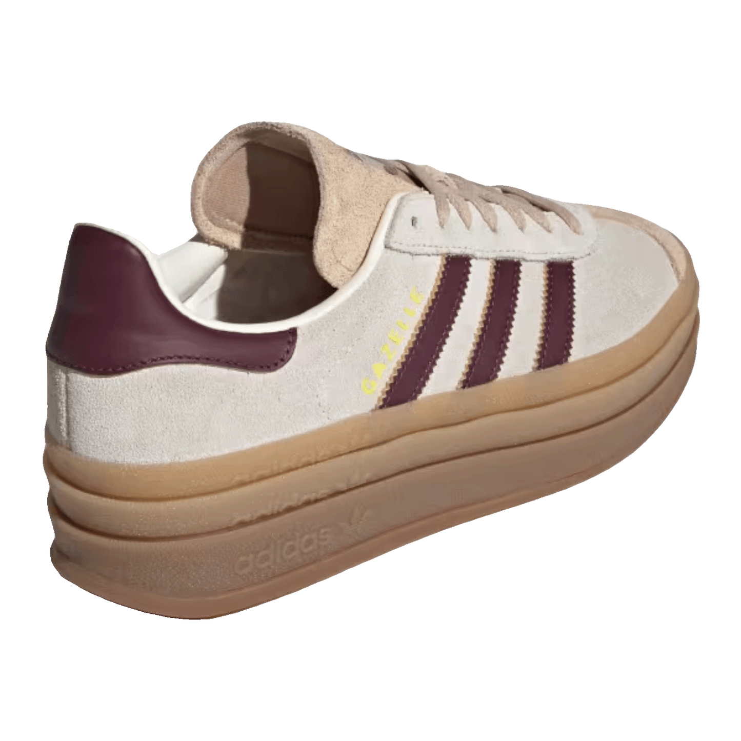 adidas Gazelle Bold Cream White Maroon (W) Back