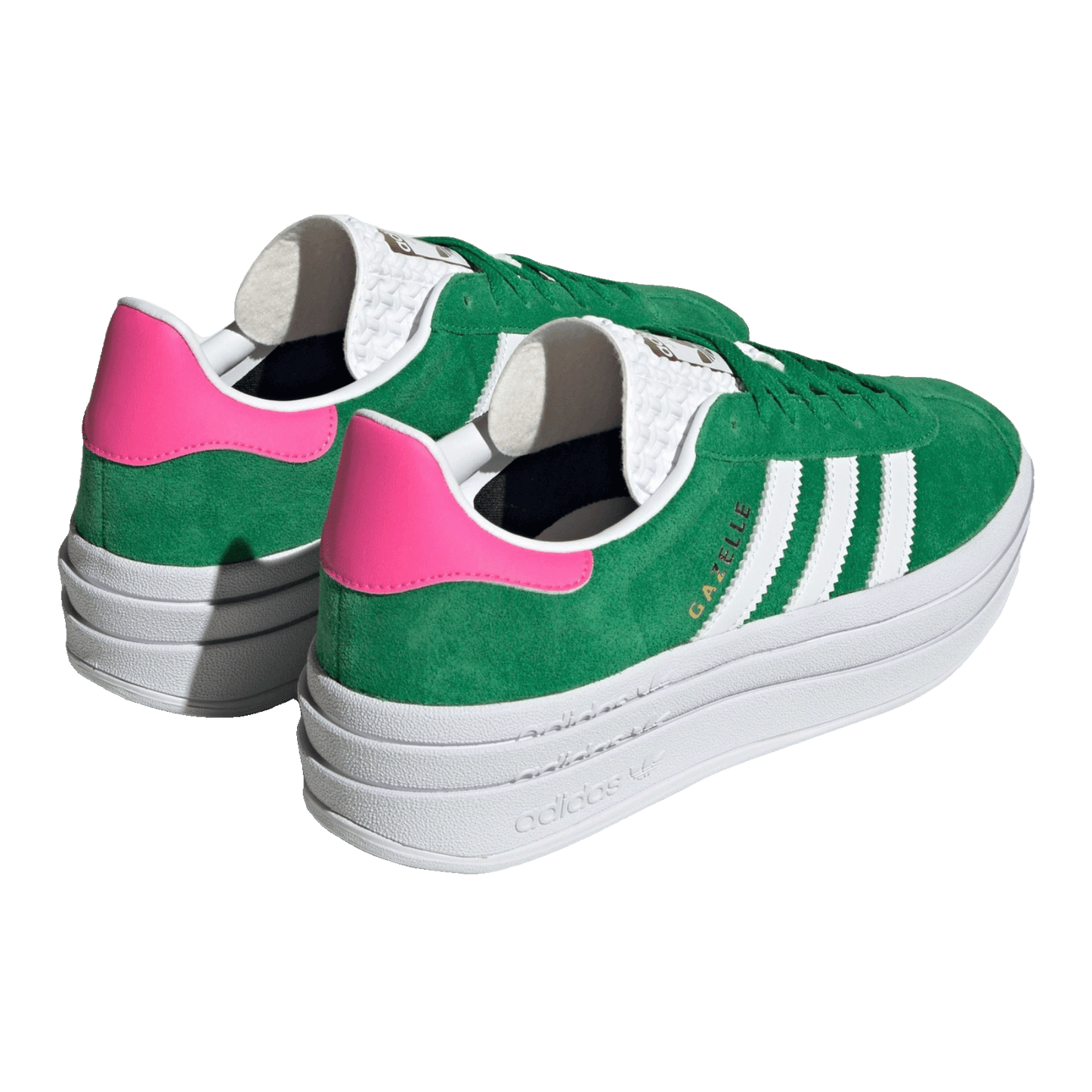 adidas Gazelle Bold Green Lucid Pink (W) Back