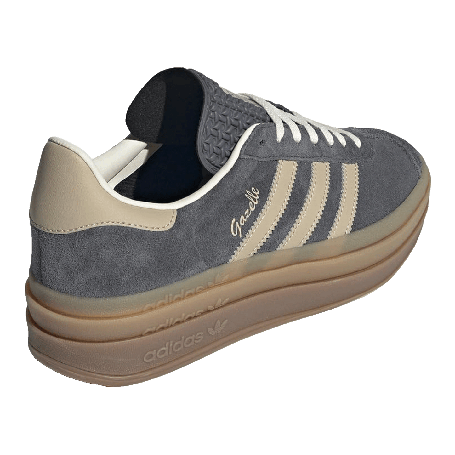 adidas Gazelle Bold Grey Magic Beige Gum (W) Back