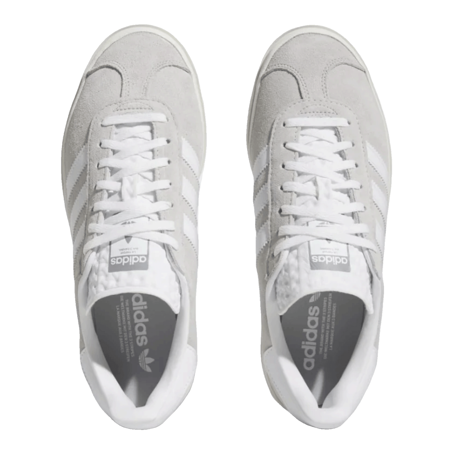 adidas Gazelle Bold Grey White (W) Oben