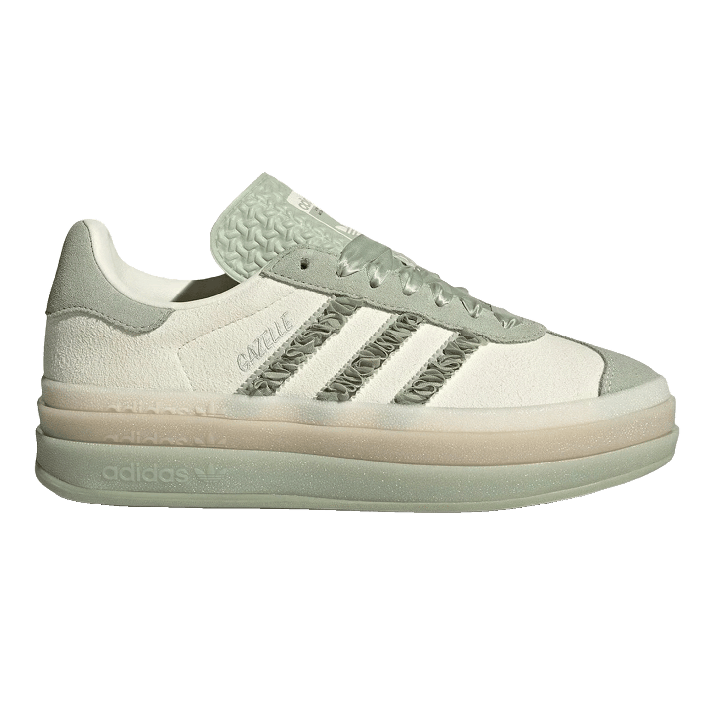 adidas Gazelle Bold Halo Green Ruffle (W)