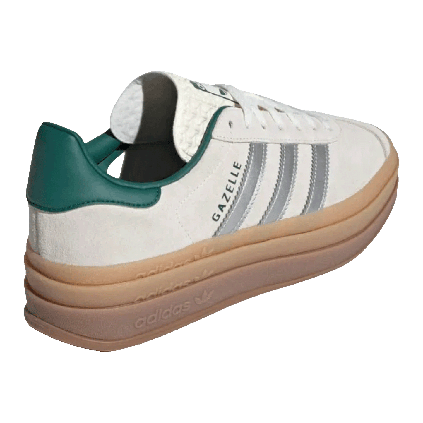 adidas Gazelle Bold Off White Collegiate Green (W) Back