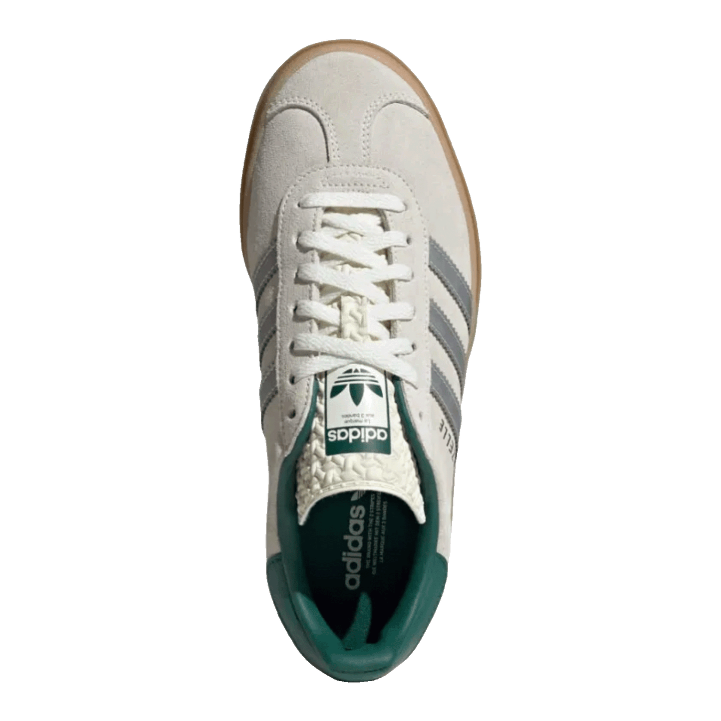 adidas Gazelle Bold Off White Collegiate Green (W) Oben