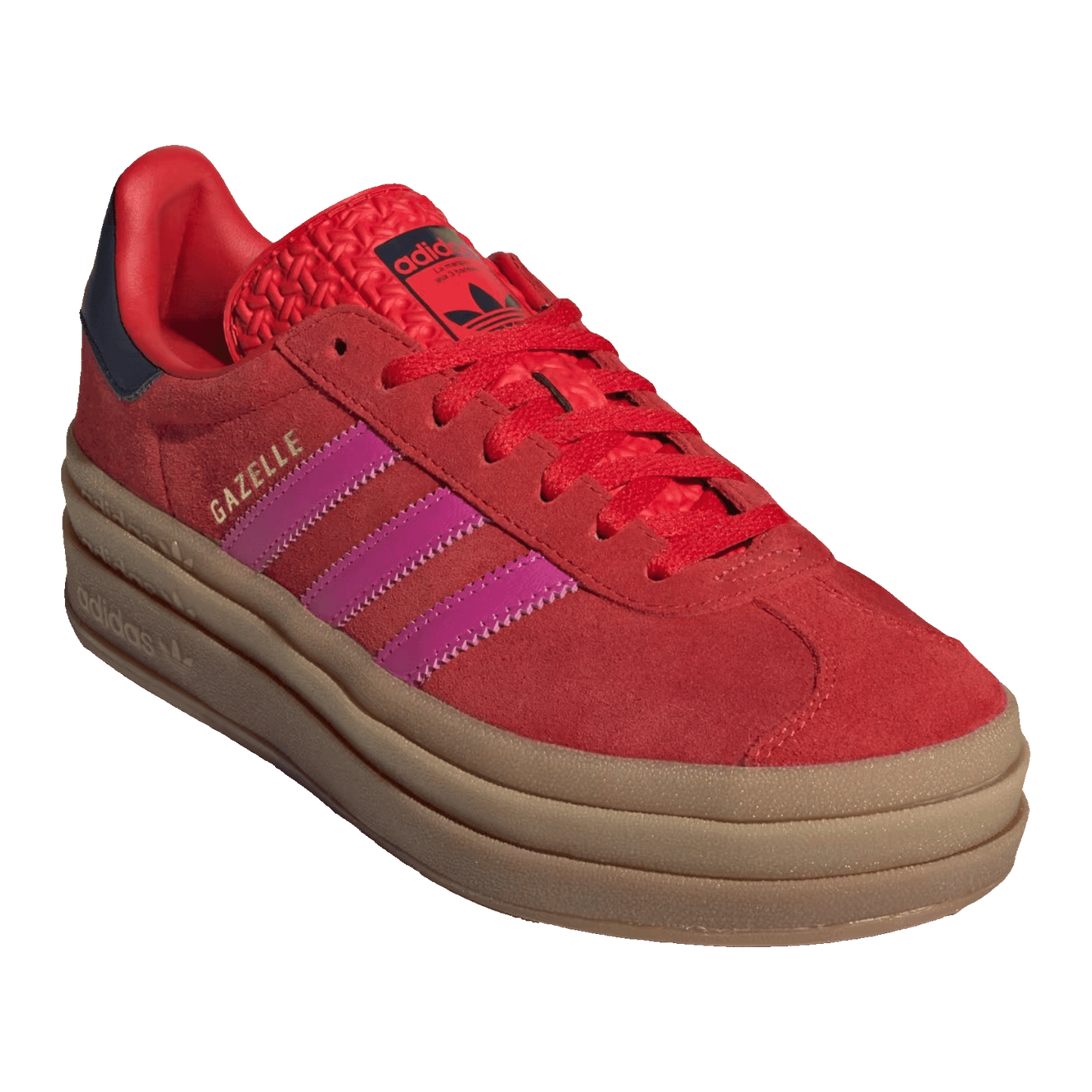adidas Gazelle Bold Red Semi Lucid Fuchsia (W) Side