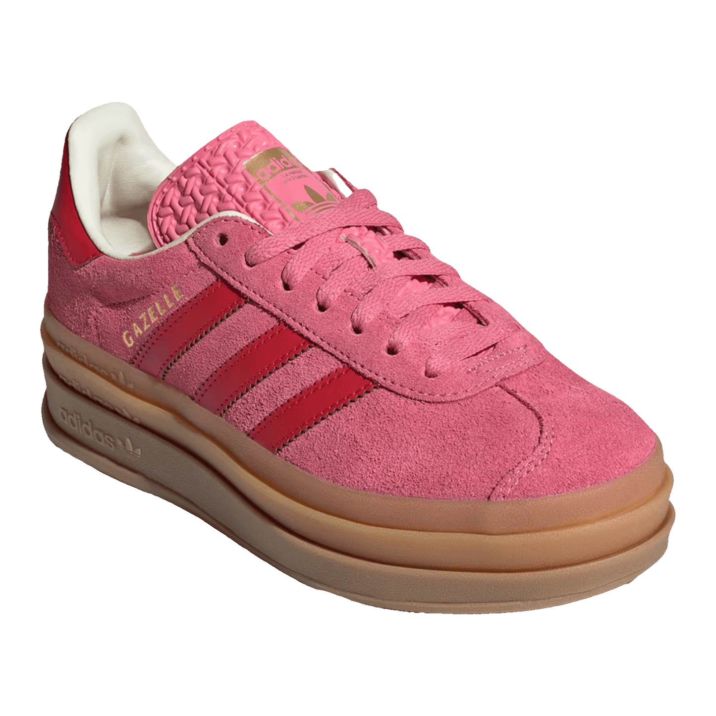 adidas Gazelle Bold Rose Tone Better Scarlet (GS) Side