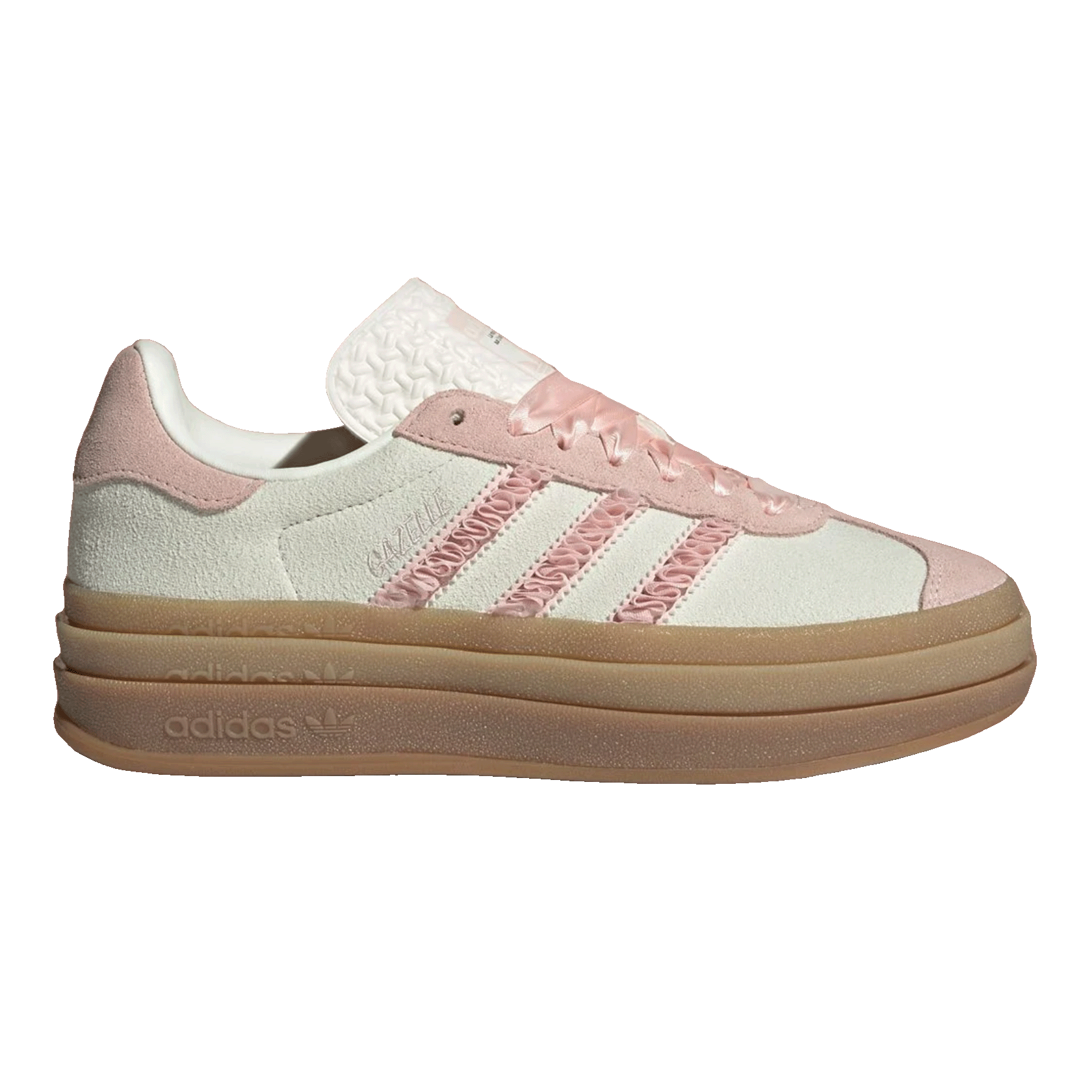gazelle hollandrad rosa adidas Gazelle Bold Sandy Pink Ruffle (W)