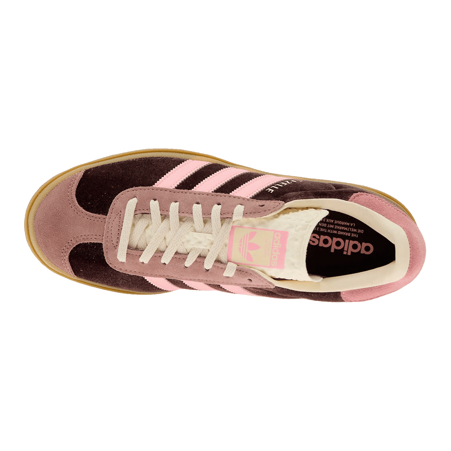 adidas Gazelle Bold Shadow Brown Warm Clay Glow Pink (W) Oben