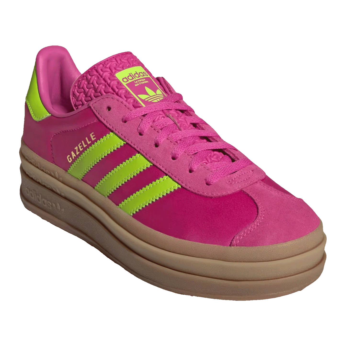 adidas Gazelle Bold Slime Fuchsia (W) Side
