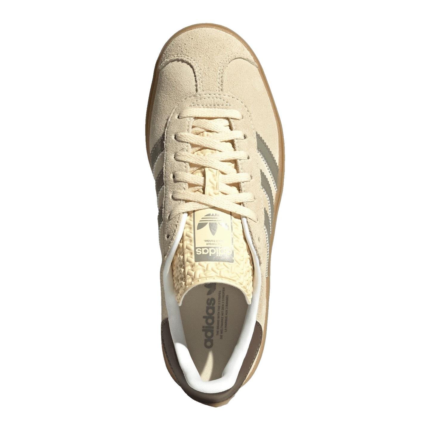 adidas Gazelle Bold Warm Vanilla Silver Pebble (W) Oben