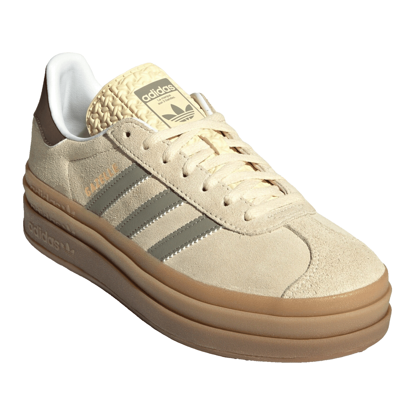 adidas Gazelle Bold Warm Vanilla Silver Pebble (W) Side
