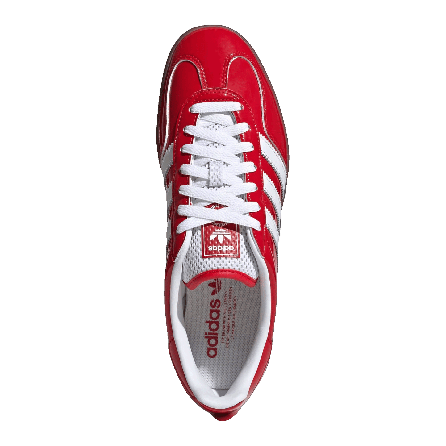 adidas Gazelle Indoor Better Scarlet Patent Leather Oben