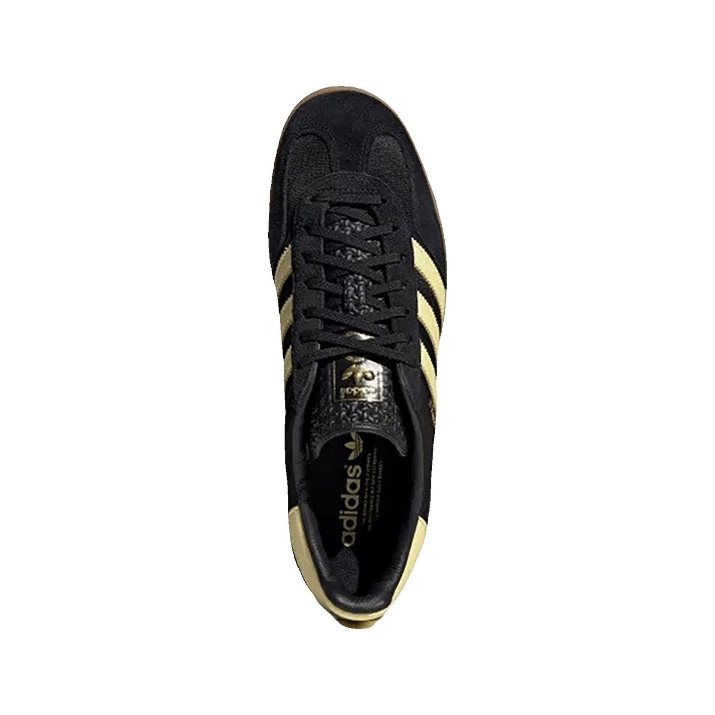 adidas Gazelle Indoor Black Almost Yellow Gum Oben