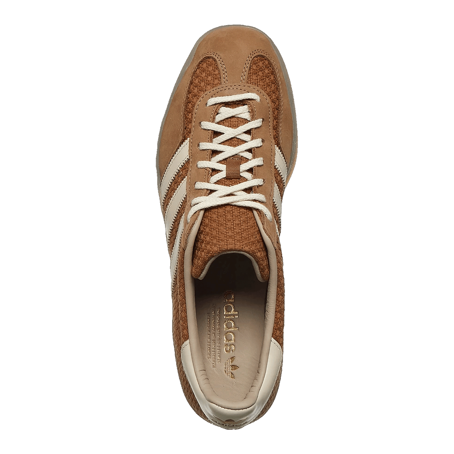 adidas Gazelle Indoor Brown Desert Wonder White Oben