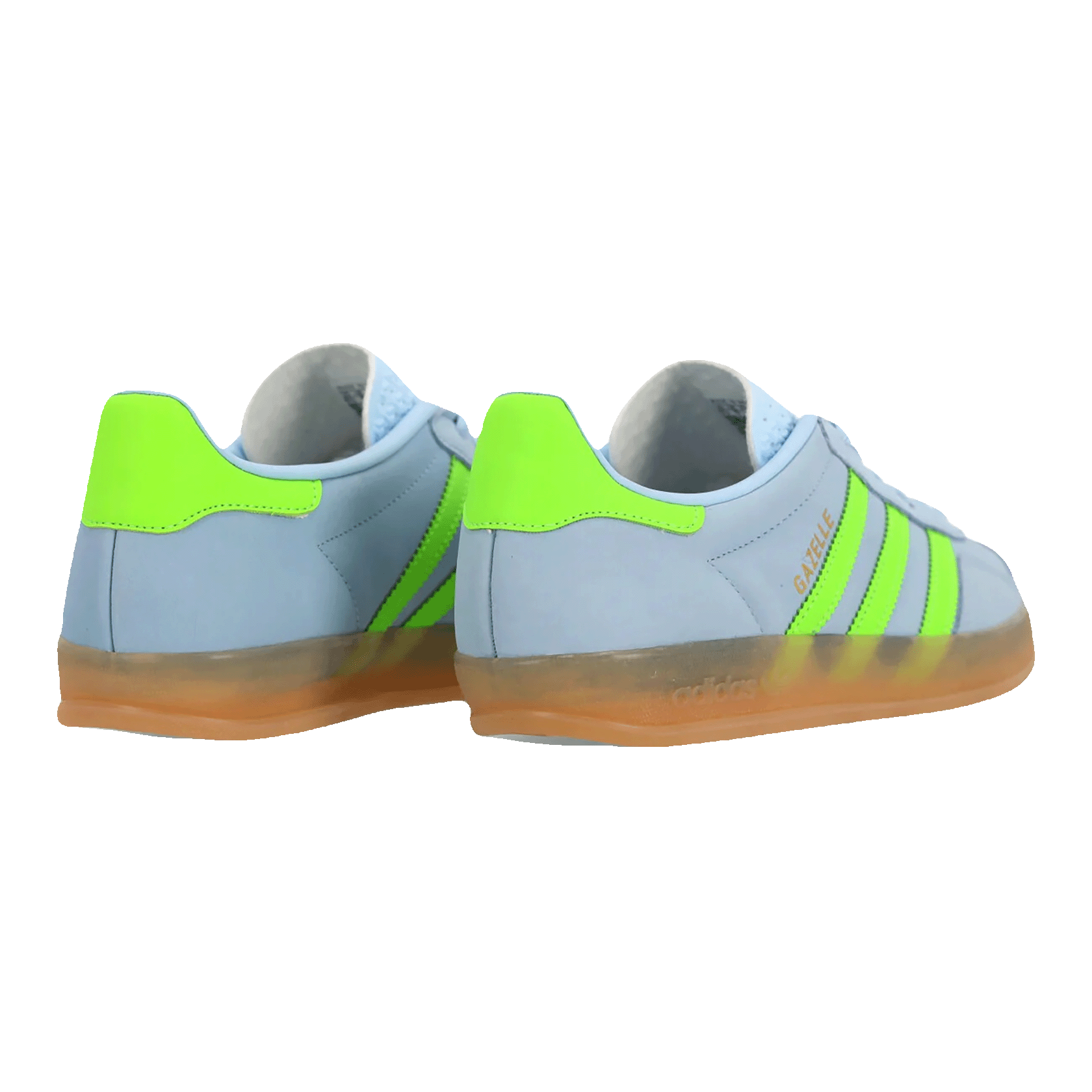 adidas Gazelle Indoor Clear Sky Solar Green (W) Back