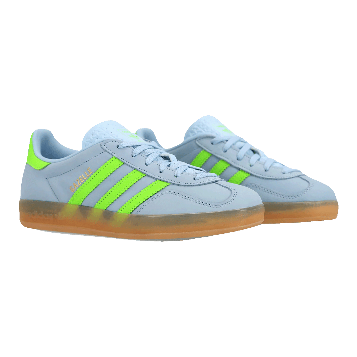 adidas Gazelle Indoor Clear Sky Solar Green (W) Side
