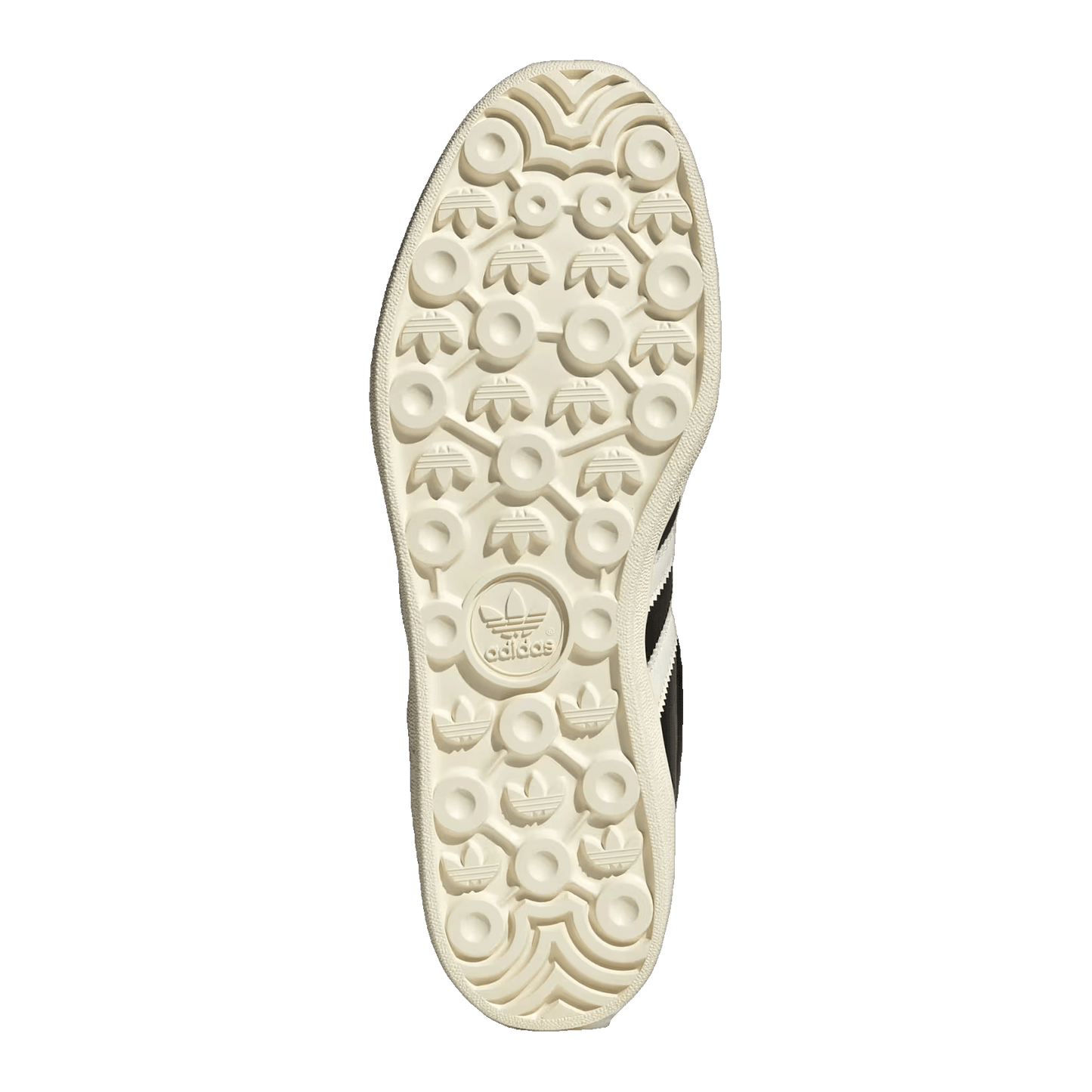 adidas Gazelle Indoor Core Black Cream White Gold Metallic Sohle