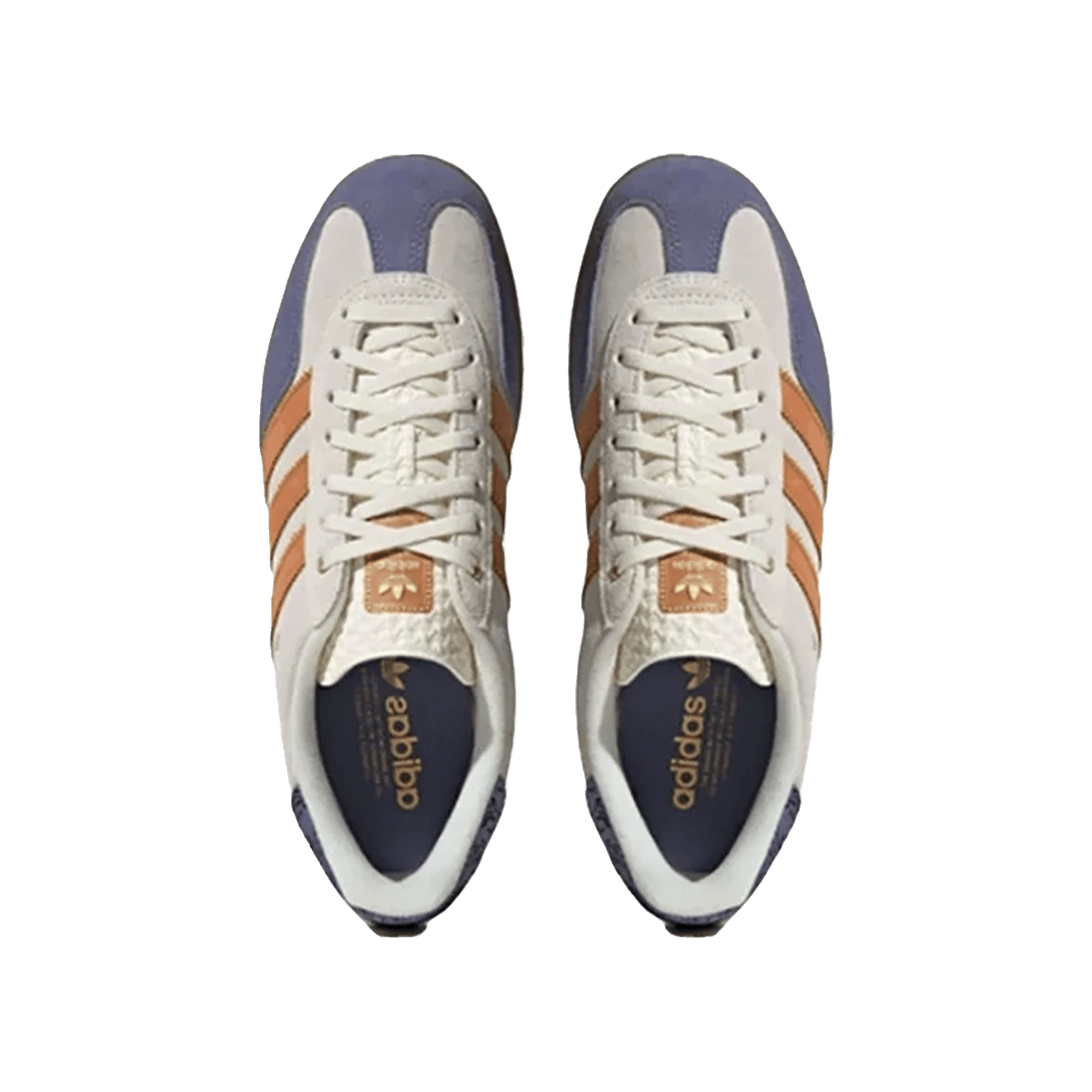 adidas Gazelle Indoor Cream White Blue Orange Oben