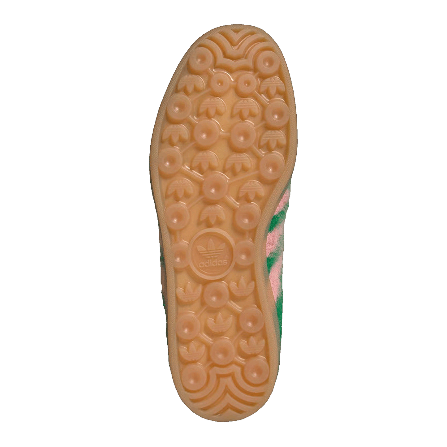 adidas Gazelle Indoor Green Glow Pink (W) Sohle