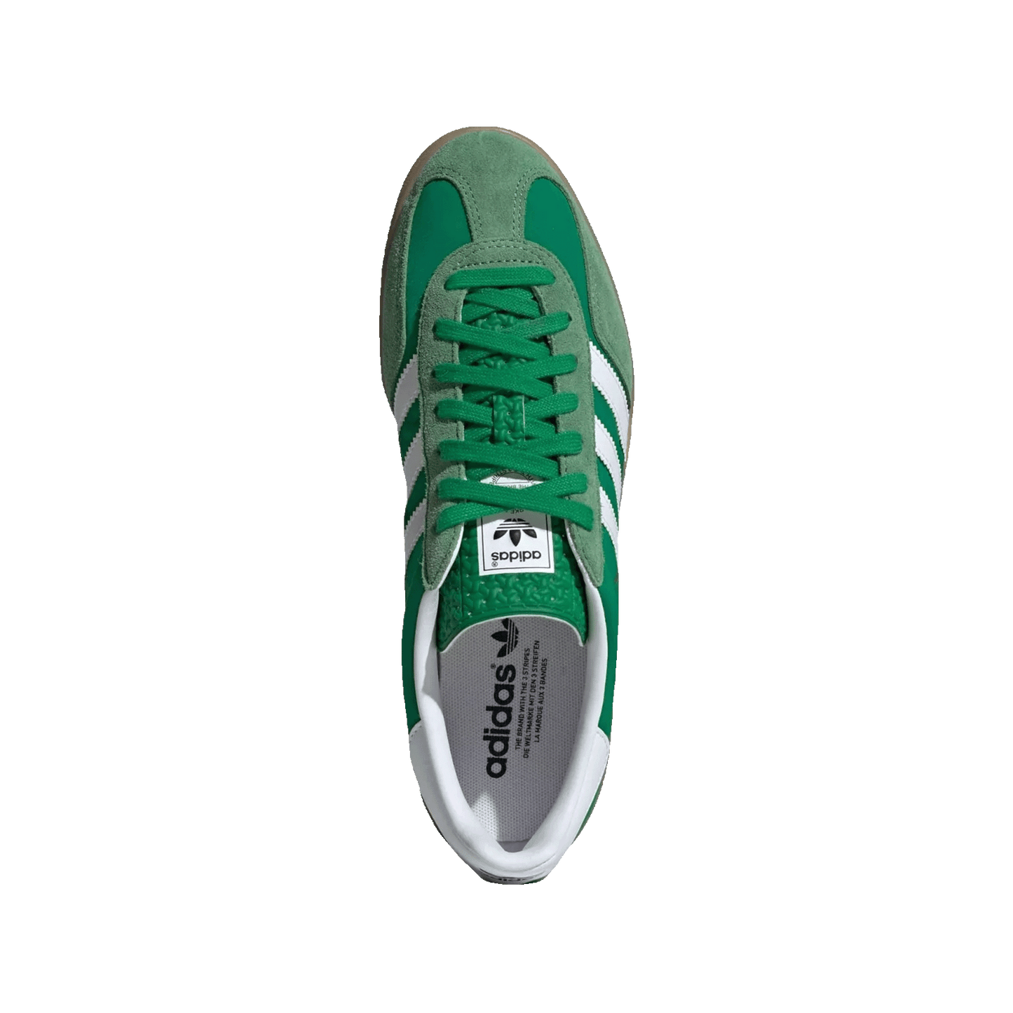 adidas Gazelle Indoor Green Gum Oben