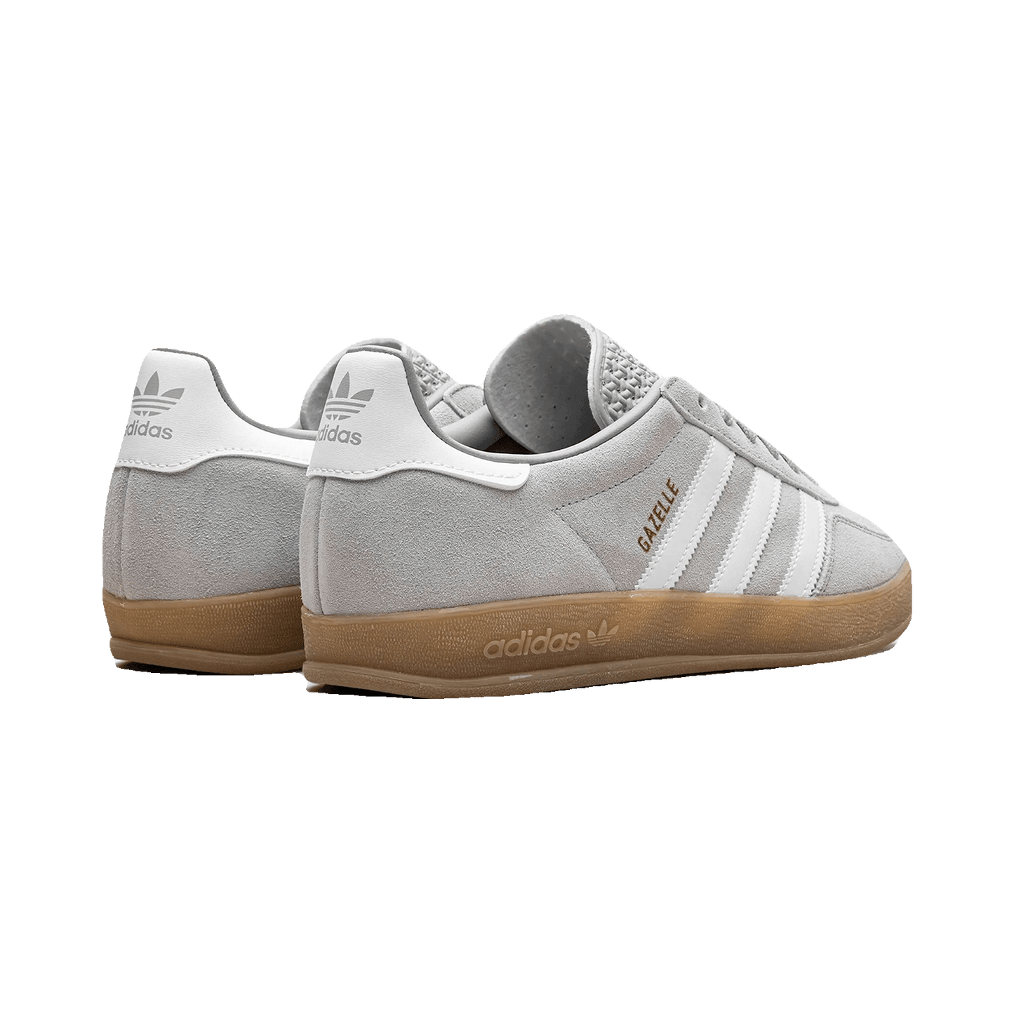 adidas Gazelle Indoor Grey Cloud White Gold Metallic Back