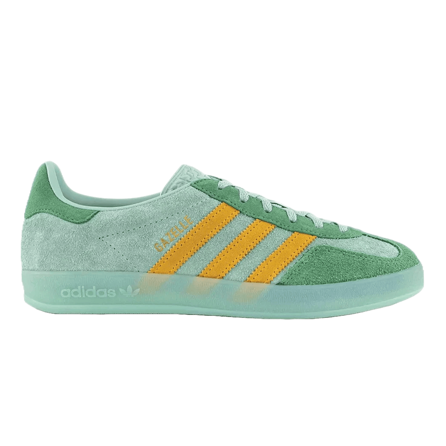Adidas Gazelle Indoor Hazy Green Crew Yellow (W)