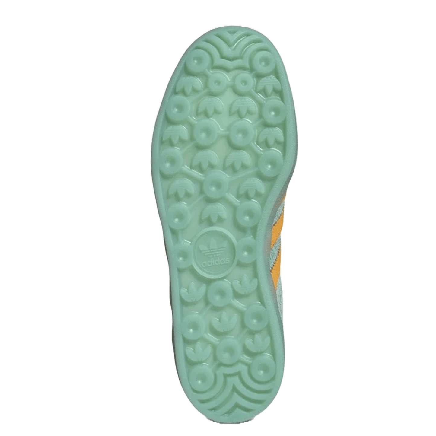 Adidas Gazelle Indoor Hazy Green Crew Yellow (W) Sohle