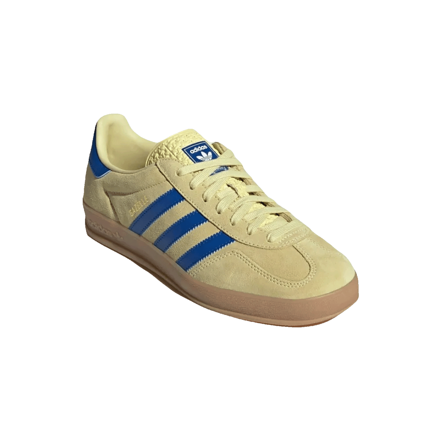 adidas Gazelle Indoor Powder Yellow Royal Blue Side