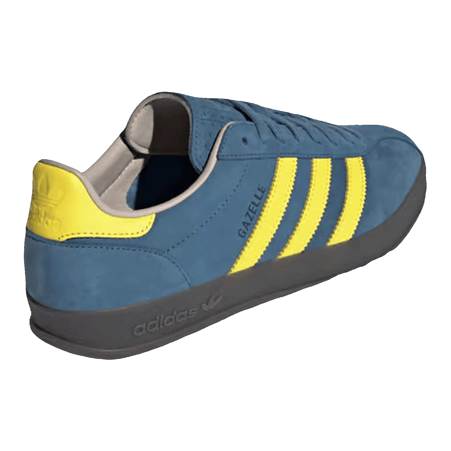adidas Gazelle Indoor Pro Shocking Yellow Charcoal Back