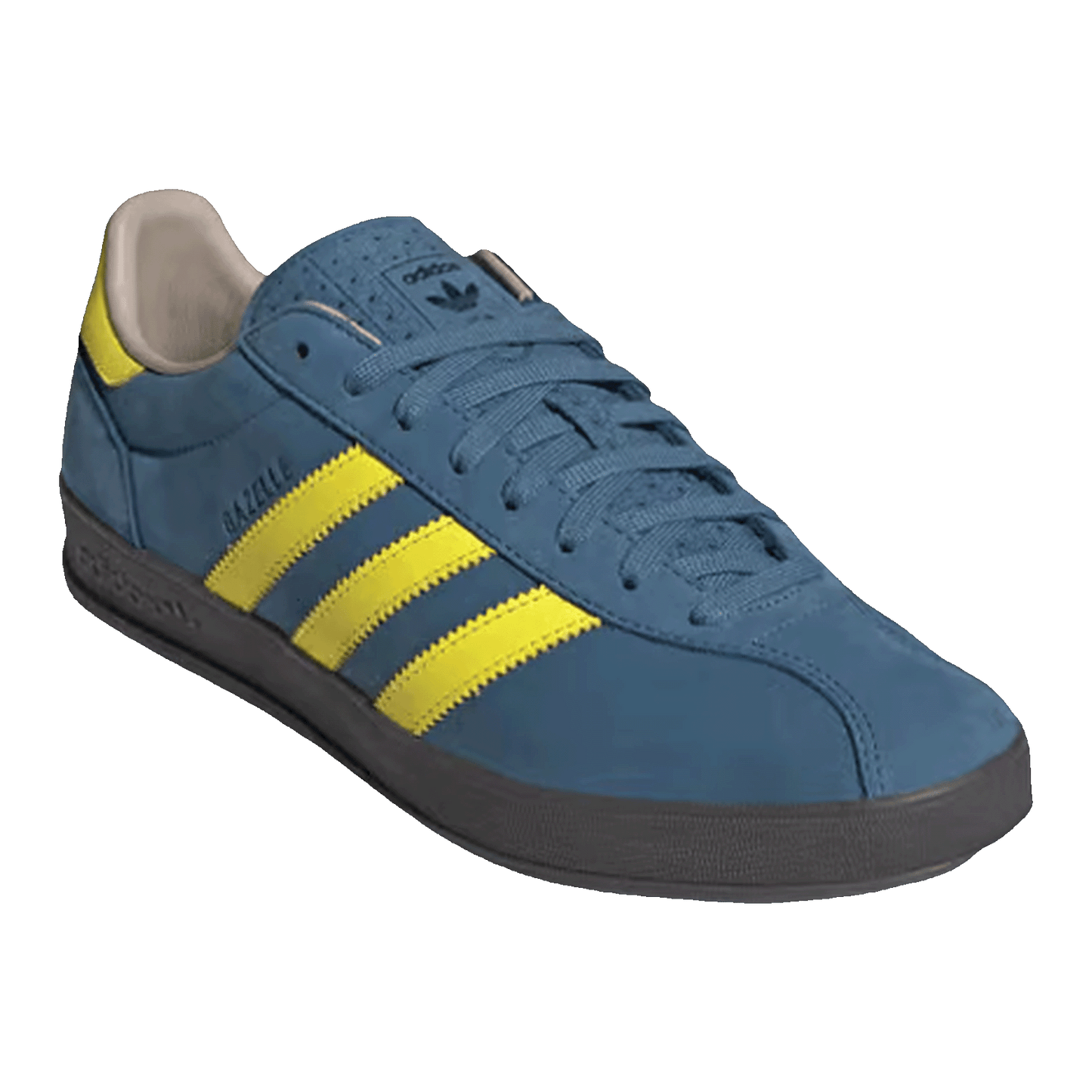 adidas Gazelle Indoor Pro Shocking Yellow Charcoal Side