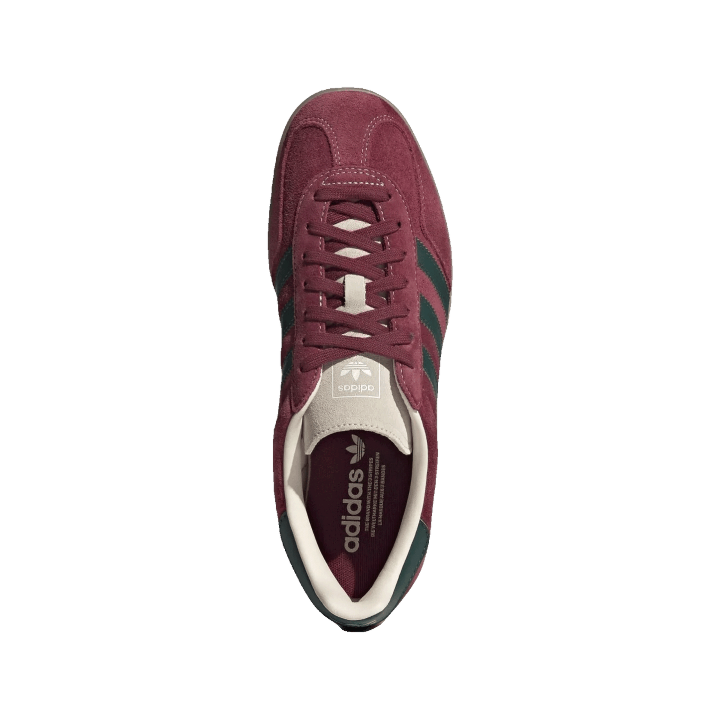 adidas Gazelle Indoor Shadow Red Shadow Green Oben