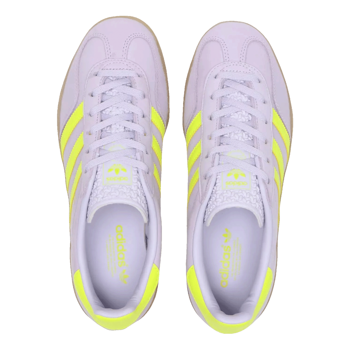 adidas Gazelle Indoor Silver Dawn Solar Yellow (W) Oben