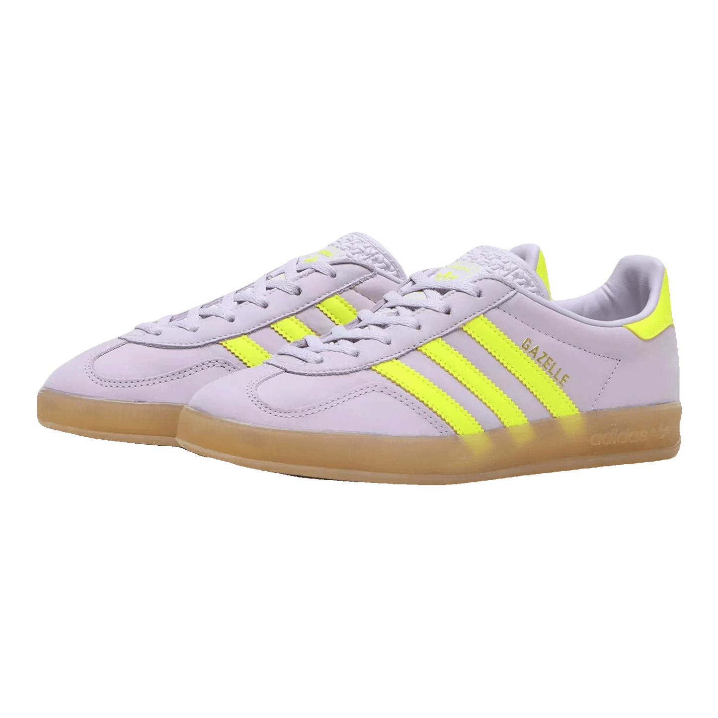 adidas Gazelle Indoor Silver Dawn Solar Yellow (W) Side